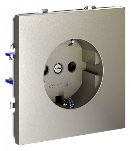 Розетка с заземлением, без рамки Voltum S70 VLS040104 в Нижнем Новгороде