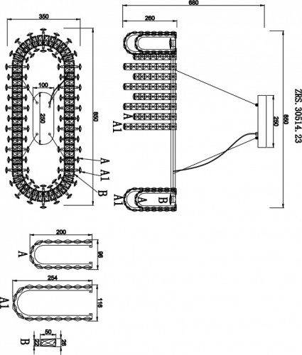Подвесная люстра Zortes Amanda ZRS.30514.23 в Нижнем Новгороде фото 5