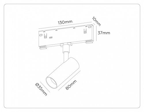 Светильник на штанге Ambrella Light TRACK SYSTEM GL2301 в Нижнем Новгороде фото 6