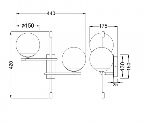 Бра Maytoni Nostalgia MOD048WL-02G в Нижнем Новгороде фото 3