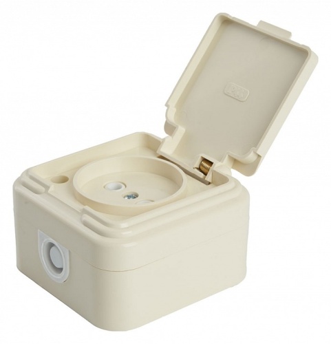 Розетка без заземления с крышкой Stekker Брест 49060 в Нижнем Новгороде