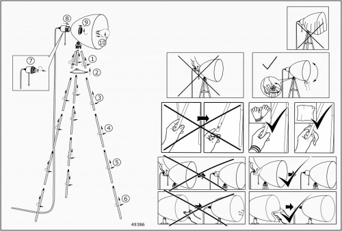Торшер Eglo Chester 49386 в Нижнем Новгороде фото 2