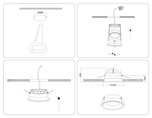 Встраиваемый светильник Ambrella Light TN TN6759 в Нижнем Новгороде фото 2