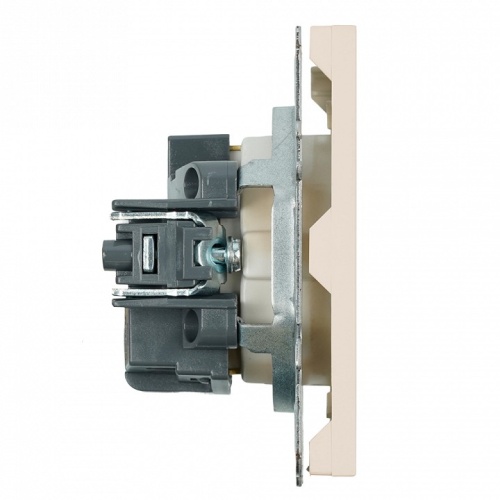 Розетка с заземлением и со шторкой, без рамки Stekker Эмили 49906 в Нижнем Новгороде фото 3