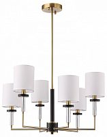 Люстра на штанге ST-Luce BLACK+BRASS SL1404.303.06 в Нижнем Новгороде