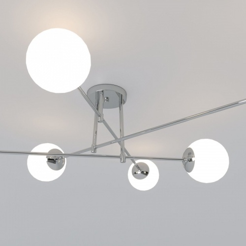 Потолочная люстра Eurosvet Netz 30181/6 хром в Нижнем Новгороде фото 2