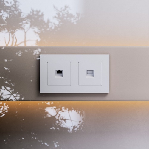 Розетка Ethernet RJ-45 и со шторками, без рамки Werkel белый матовый W5120001 в Нижнем Новгороде фото 3