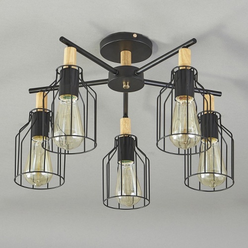 Люстра на штанге Escada Texas 469/5PL Black в Нижнем Новгороде фото 4