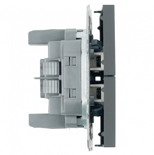 Выключатель двухклавишный без рамки Stekker Эмили 50239 в Нижнем Новгороде фото 3