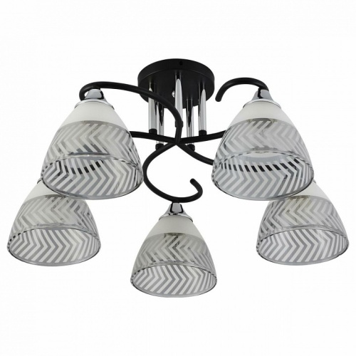 Потолочная люстра 11391 11391-0.3-05B BK+CR в Нижнем Новгороде