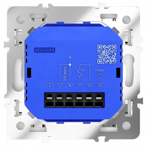 Терморегулятор электромеханический для теплого пола без рамки Voltum S70 VLS070103 в Нижнем Новгороде фото 2