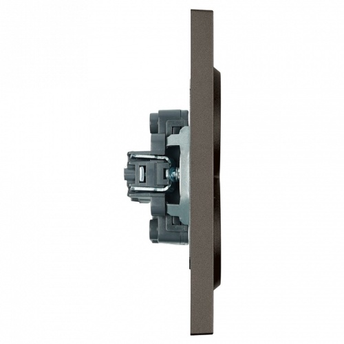 Розетка двойная без заземления и со шторкой Stekker Эмили 49929 в Нижнем Новгороде фото 6