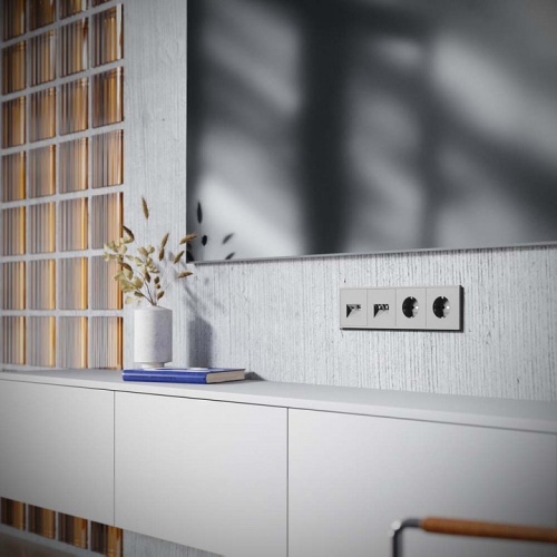 ТВ-розетка и розетка Ethernet RJ-45 без рамки Voltum S70 VLS060703 в Нижнем Новгороде фото 6