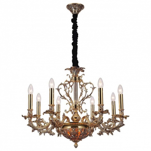 Подвесная люстра Lucia Tucci Firrnze FIRENZE 1780.8.2 antique gold в Нижнем Новгороде фото 2