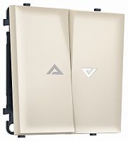 Выключатель самовозвратный двухклавишный с подсветкой, без рамки Ambrella Volt MS MS324455 в Нижнем Новгороде