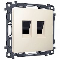 Розетка двойная Ethernet RJ-45 без рамки Ambrella Volt ALFA MA332110 в Нижнем Новгороде