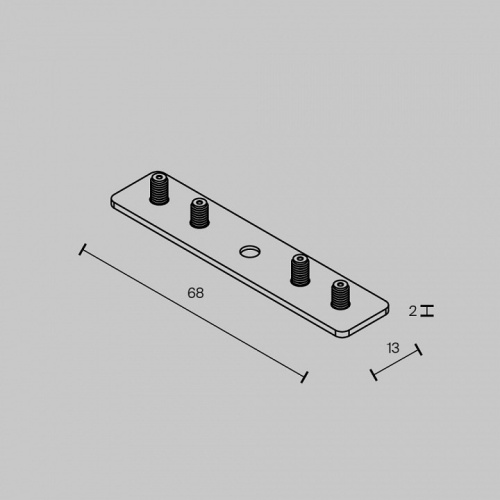 Крепление для трека Maytoni Accessories for tracks Exility TRAM034CI-R-41W в Чебоксарах фото 6