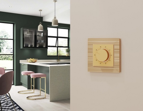 Накладка для терморегулятора электромеханического для теплого пола Ambrella Volt ALFA AP6057 в Нижнем Новгороде фото 2