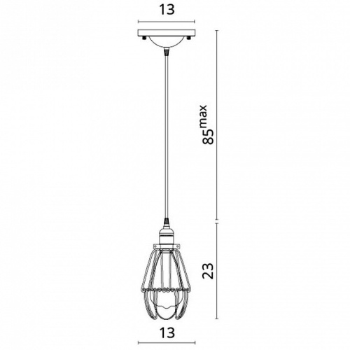 Подвесной светильник Divinare Corsetto 2247/03 SP-1 в Нижнем Новгороде фото 3