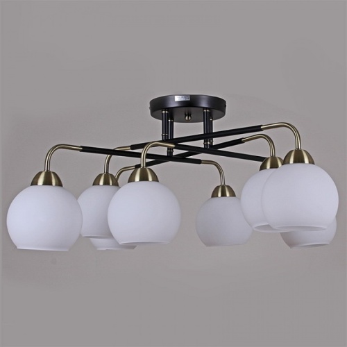 Потолочная люстра ILLUMICO  IL0252-8CSQ-79 BK AB в Нижнем Новгороде