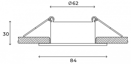 Встраиваемый светильник Hesby Lighting Glow HSBL_0232 в Нижнем Новгороде фото 2