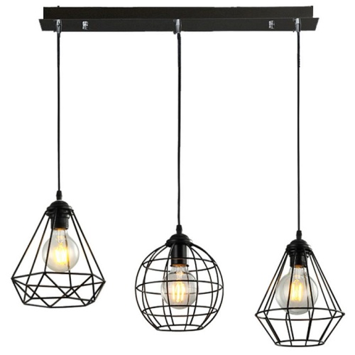 Подвесной светильник Imex MD.1716 MD.1716-3-P BK в Нижнем Новгороде фото 2