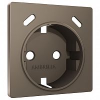 Накладка для розетки с заземлением и со шторками и 2хUSB type С Ambrella Volt ALFA AP6405 в Нижнем Новгороде