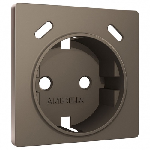 Накладка для розетки с заземлением и со шторками и 2хUSB type С Ambrella Volt ALFA AP6405 в Нижнем Новгороде