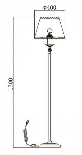 Торшер Maytoni Soffia RC093-FL-01-R в Бородино фото 4