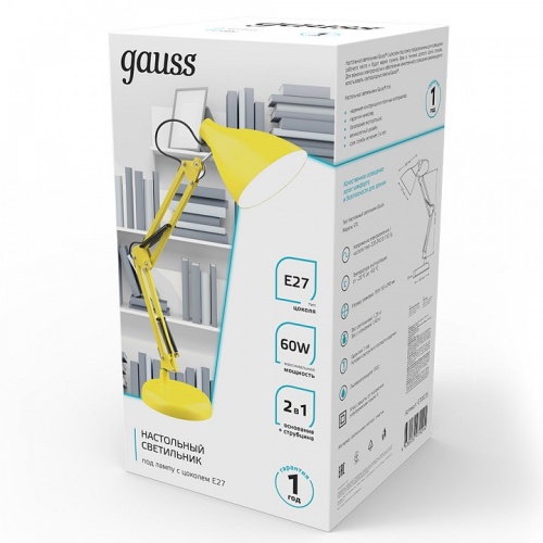 Настольная лампа офисная Gauss GT003 GT0035 в Нижнем Новгороде фото 2