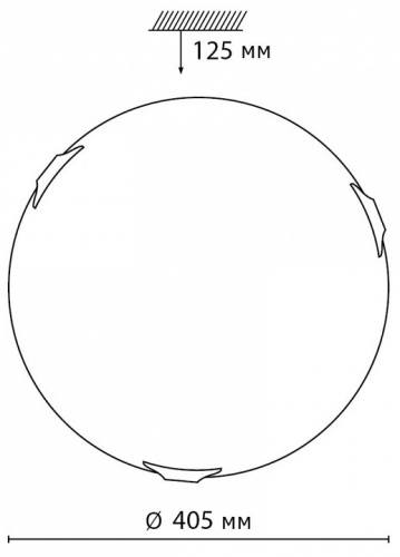 Накладной светильник Sonex Lufe 7601/DL в Нижнем Новгороде фото 4