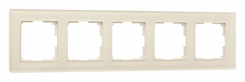 Рамка на 5 постов Werkel Favorit молочный W0051141 в Нижнем Новгороде