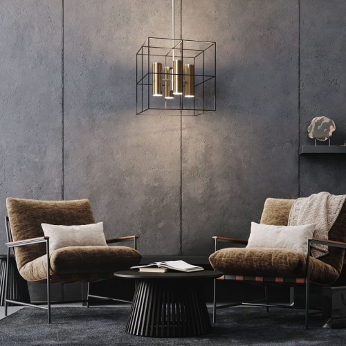 Люстра на штанге Eurosvet Adamson 70142/8 латунь в Нижнем Новгороде фото 4