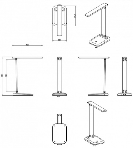 Настольная лампа офисная Arte Lamp London A5124LT-1BK в Чебоксарах фото 2