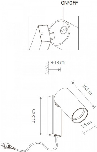 Бра Nowodvorski Mono 7786 в Нижнем Новгороде фото 2