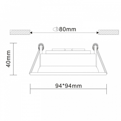 Встраиваемый светильник ST-Luce Misura ST208.418.01 в Нижнем Новгороде фото 2