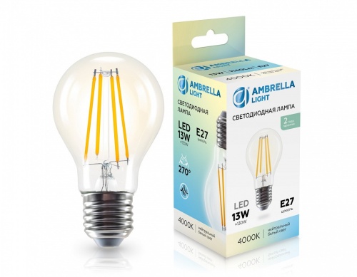 Лампа светодиодная Ambrella Light A60 E27 13Вт 4000K 601314 в Нижнем Новгороде фото 2