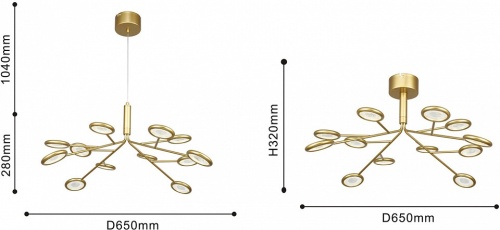 Подвесная люстра F-promo Mugs 4253-12P в Нижнем Новгороде фото 2