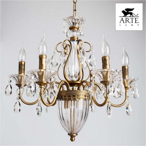 Подвесная люстра Arte Lamp Schelenberg A4410LM-6-2SR в Яранске фото 5