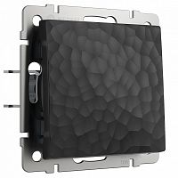 Выключатель проходной одноклавишный без рамки Werkel Hammer черный W1212008 в Нижнем Новгороде