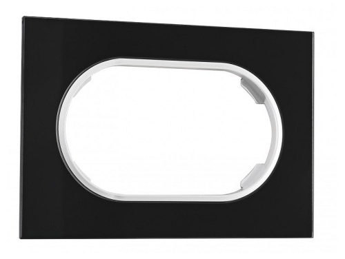 Рамка для двойной розетки Arte Milano am-502.01 502.01-double.black в Нижнем Новгороде