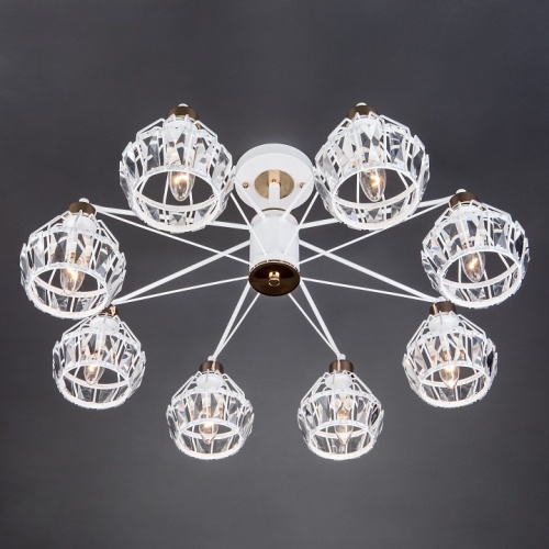 Люстра на штанге Eurosvet Lord 70075/8 белый в Нижнем Новгороде фото 3