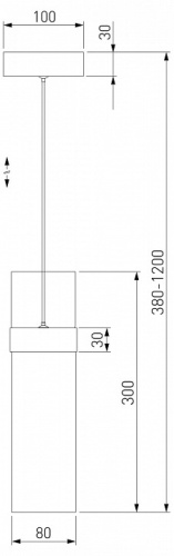Подвесной светильник Eurosvet Lumen 50244/1 LED черный/прозрачный в Ртищево фото 3