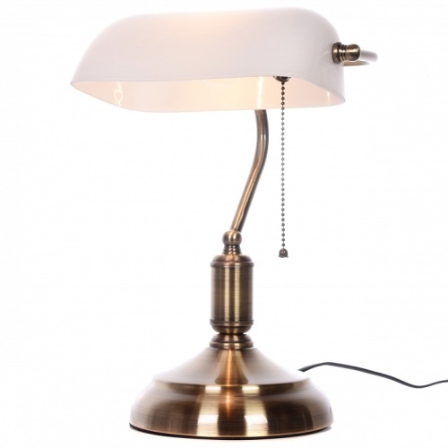 Настольная лампа декоративная LUMINA DECO BANKER LDT 305 WT в Нижнем Новгороде