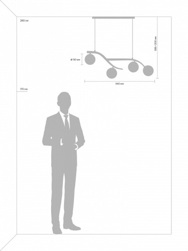 Подвесной светильник Freya Rosella FR8014PL-04BS в Нижнем Новгороде фото 6