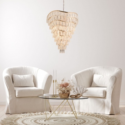 Подвесная люстра Indigo Ambra 12030/13P Gold в Нижнем Новгороде фото 4