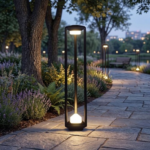 Наземный низкий светильник Reluce  09987-0.7-001JH 0.8M LED2X6W BK RLOS в Нижнем Новгороде фото 2