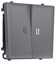 Выключатель двухклавишный с подсветкой без рамки Ambrella Volt MS MS864015 в Нижнем Новгороде