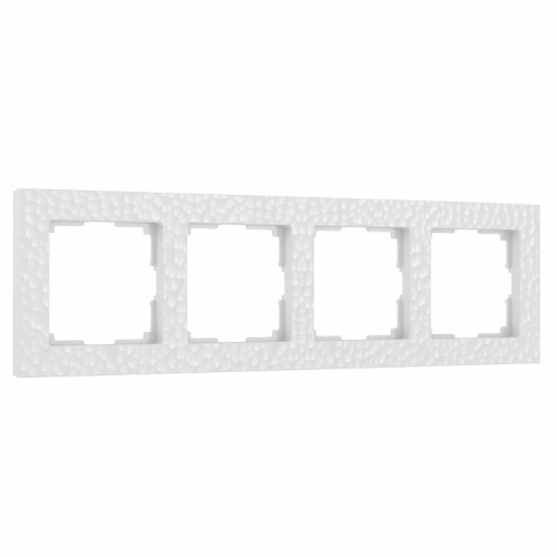 Рамка на 4 поста Werkel Hammer белый W0042401 в Нижнем Новгороде