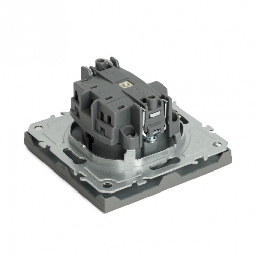 Розетка с заземлением и со шторкой, без рамки Stekker Эмили 49958 в Нижнем Новгороде фото 5